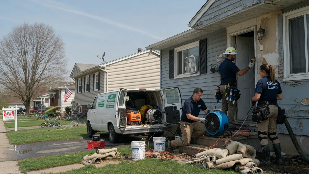 Flood Cleanup in Sterling, IL near me