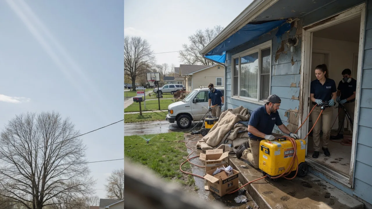 Basement Flood Cleanup in Sterling, IL near me
